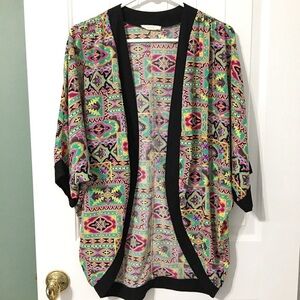 Lush Printed Kimono Shawl